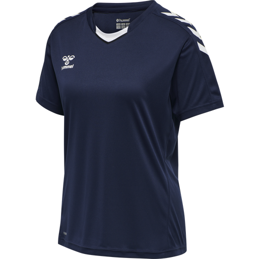 hmlCORE XK POLY JERSEY S/S WOMAN, MARINE hmlCORE XK POLY JERSEY S/S WOMAN, MARINE, packshot