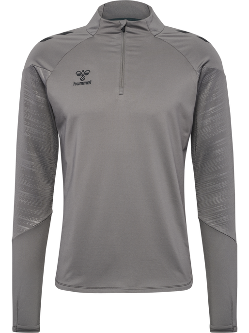hmlPRO TRAINING HALF ZIP, STEEL GRAY, packshot