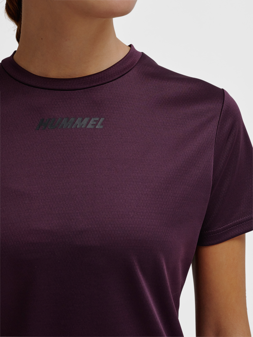 hmlMULTI PL JERSEY WOMAN, PLUM PERFECT, model