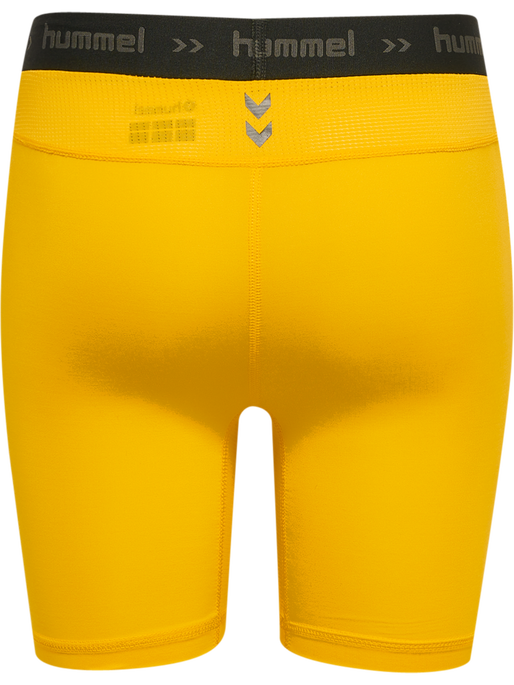 HML FIRST PERFORMAN KIDS TIG SHORTS, SPORTS YELLOW, packshot