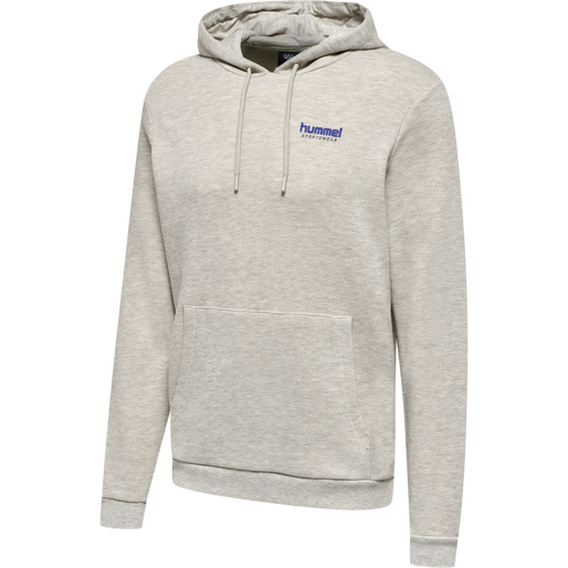 hmlLGC AUSTIN HOODIE, LEGACY MELANGE, packshot