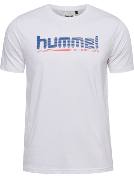 hmlPULSE GRAPHIC T-SHIRT S/S, WHITE, packshot