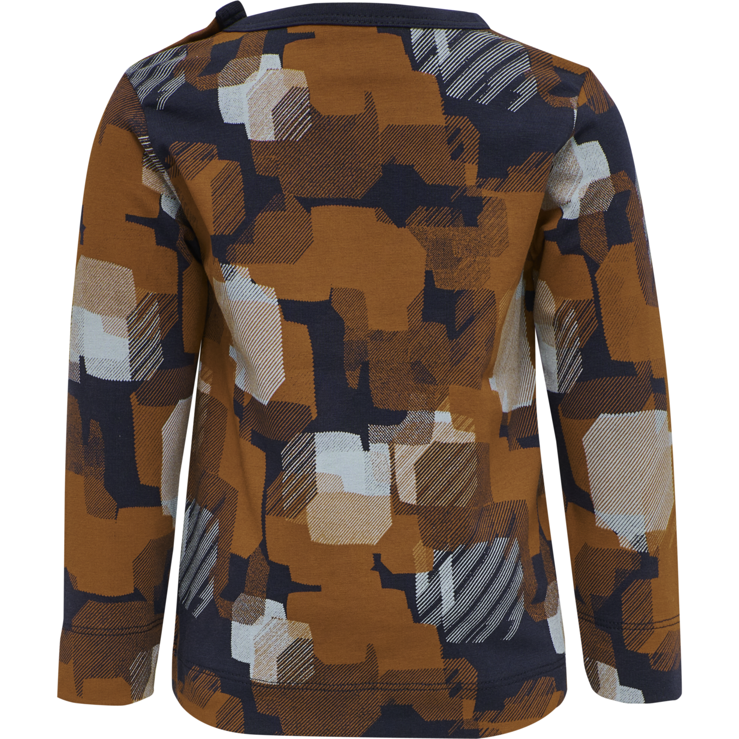 hmlBUDDY T-SHIRT L/S, BLACK IRIS, packshot