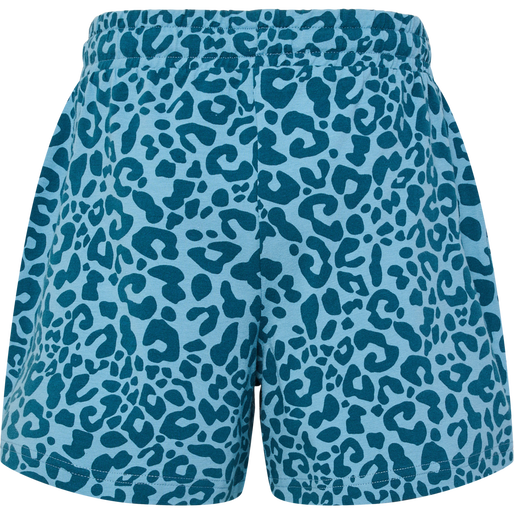 hmlFLOWY AOP SHORTS, BLUE CORAL, packshot