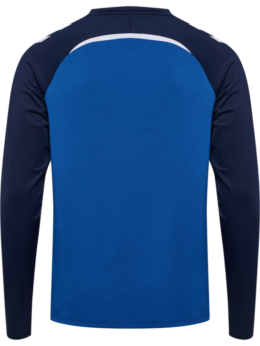 hmlLEAD 2.0 CREW SWEAT, TRUE BLUE/MARINE, packshot