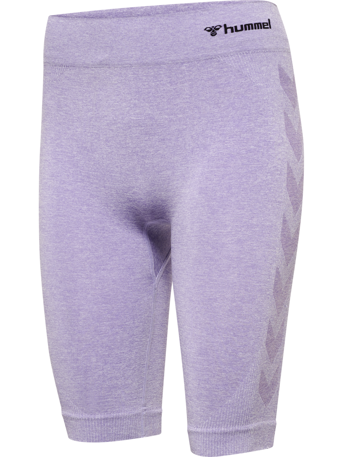 hmlCI SEAMLESS CYCLING SHORTS, LAVENDER MELANGE, packshot