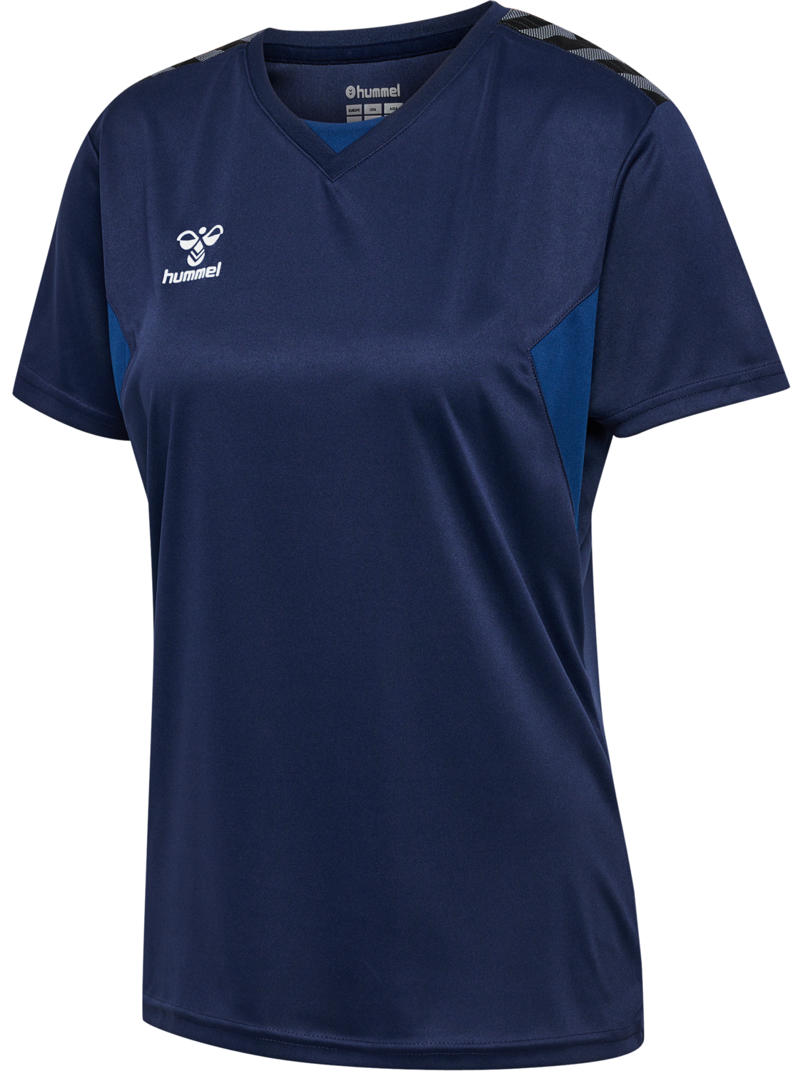 hmlAUTHENTIC PL JERSEY S/S WOMAN, MARINE, packshot