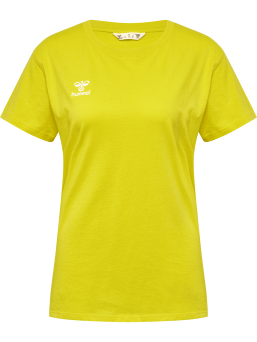 hmlGO 2.0 T-SHIRT S/S WOMAN, BLAZING YELLOW, packshot