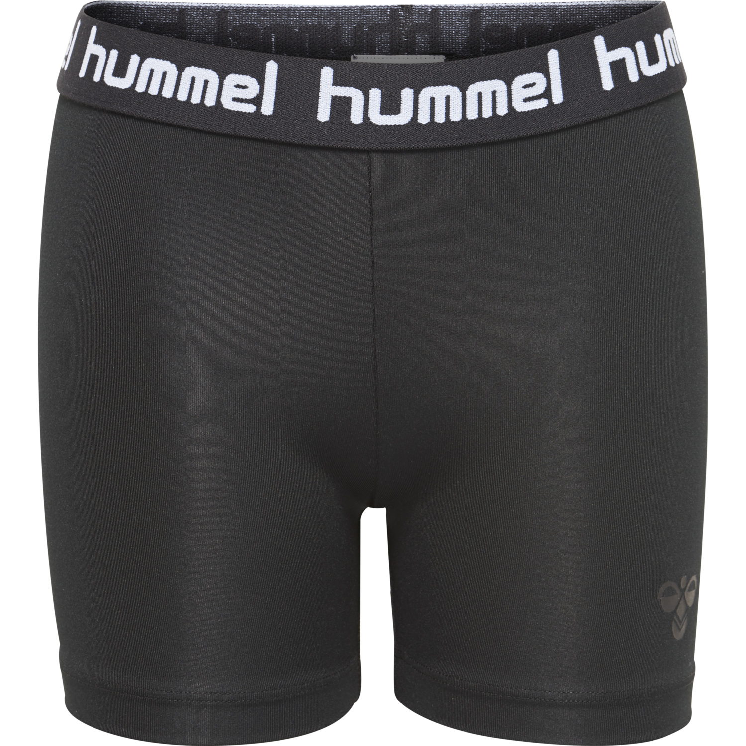 hmlTONA TIGHT SHORTS, BLACK, packshot