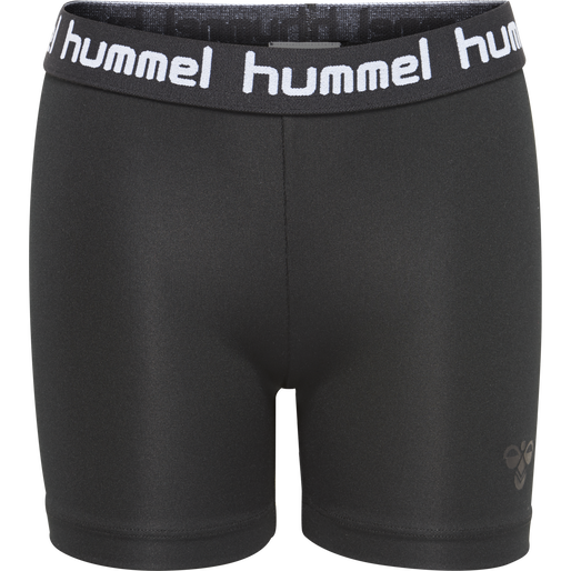 hmlTONA TIGHT SHORTS, BLACK, packshot