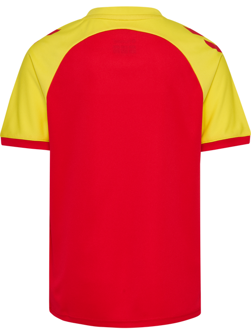 hmlMATCH LEAGUE JERSEY S/S KIDS, TRUE RED/BLAZING YELLOW hmlMATCH LEAGUE JERSEY S/S KIDS, TRUE RED/BLAZING YELLOW, packshot