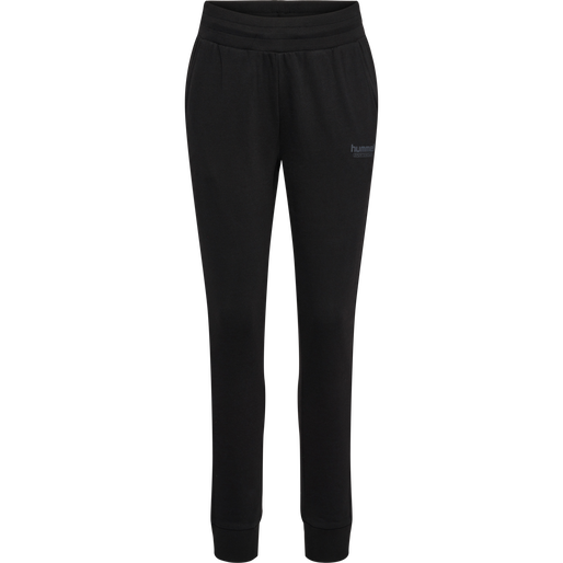 hmlBOOSTER TAPERED WOMAN PANTS, BLACK, packshot