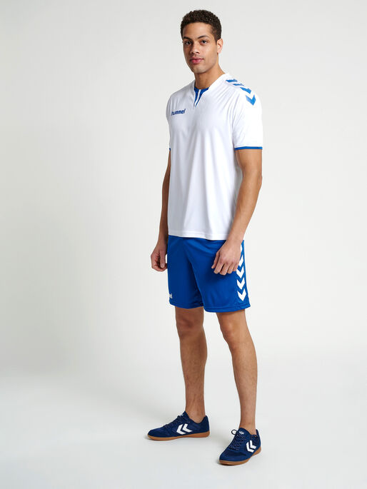CORE SS POLY JERSEY, WHITE, model