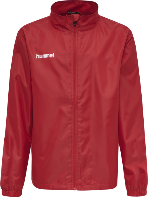 hmlPROMO RAIN JACKET KIDS, TRUE RED, packshot