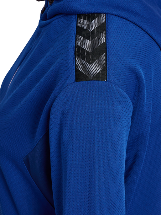 hmlAUTHENTIC PL ZIP HOODIE WOMAN, TRUE BLUE, packshot