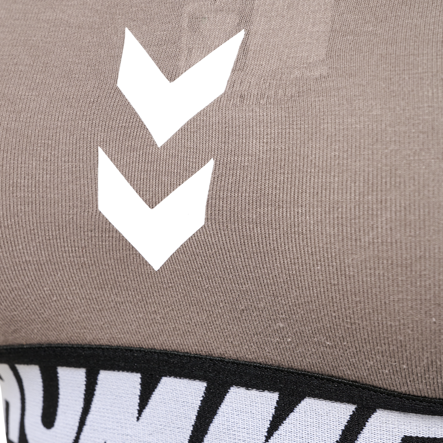 hmlTE MAJA 2-PACK COTTON SPORTS TOP, BLACK/DRIFTWOOD, packshot