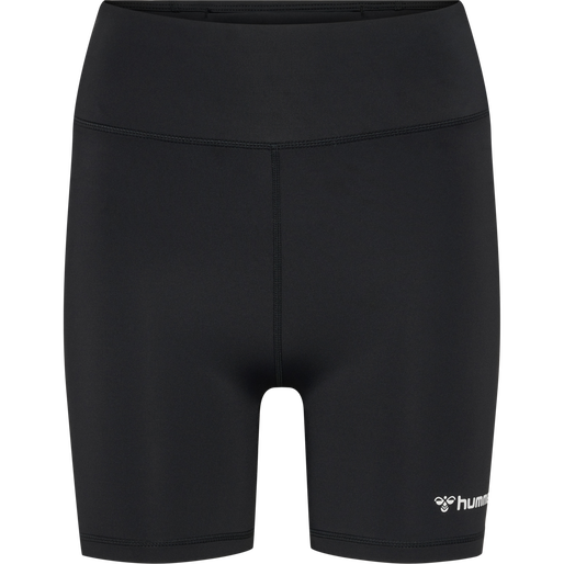 hmlMT ACTIVE HW TIGHT SHORTS, BLACK, packshot