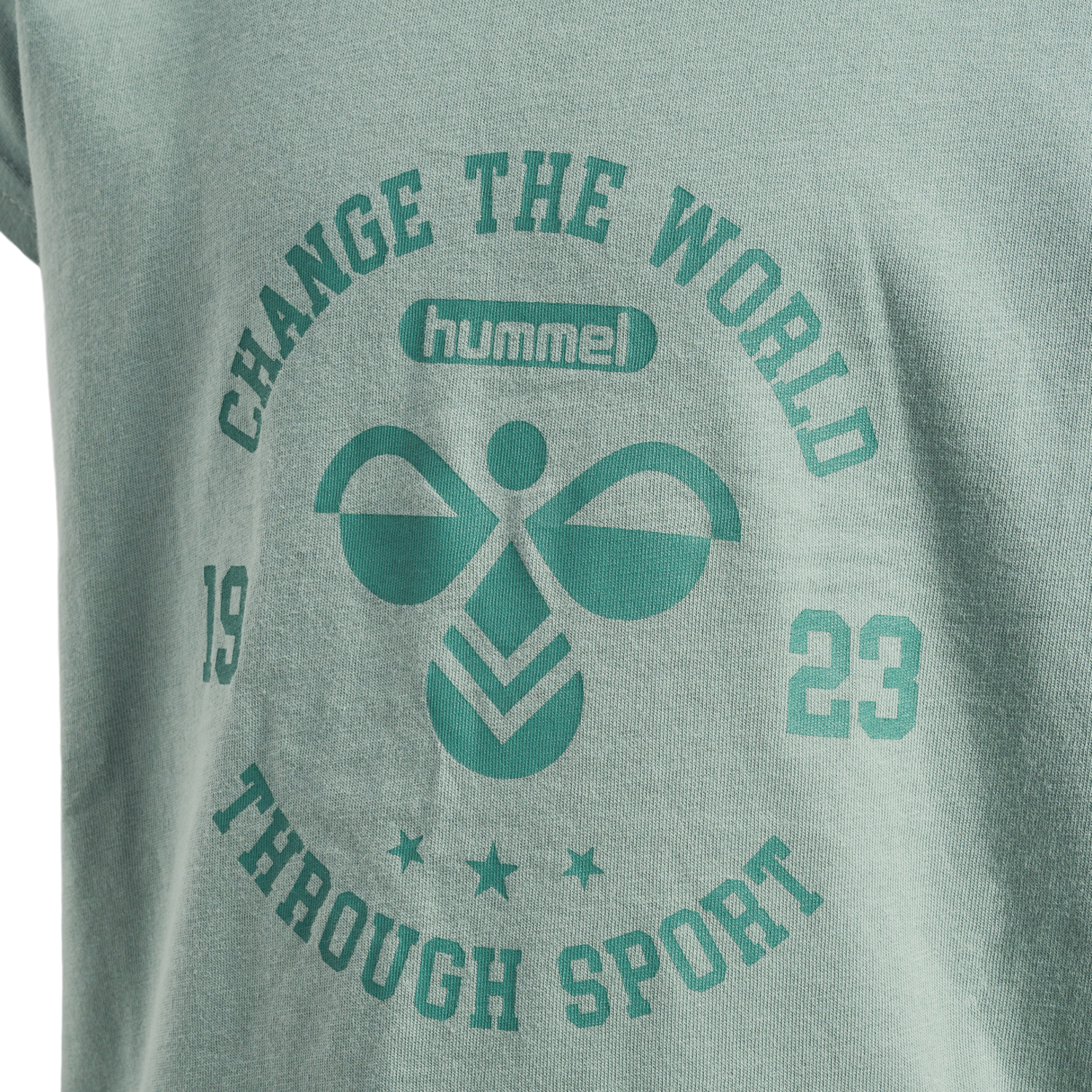 hmlMALIN T-SHIRT S/S, CHINOIS GREEN, packshot