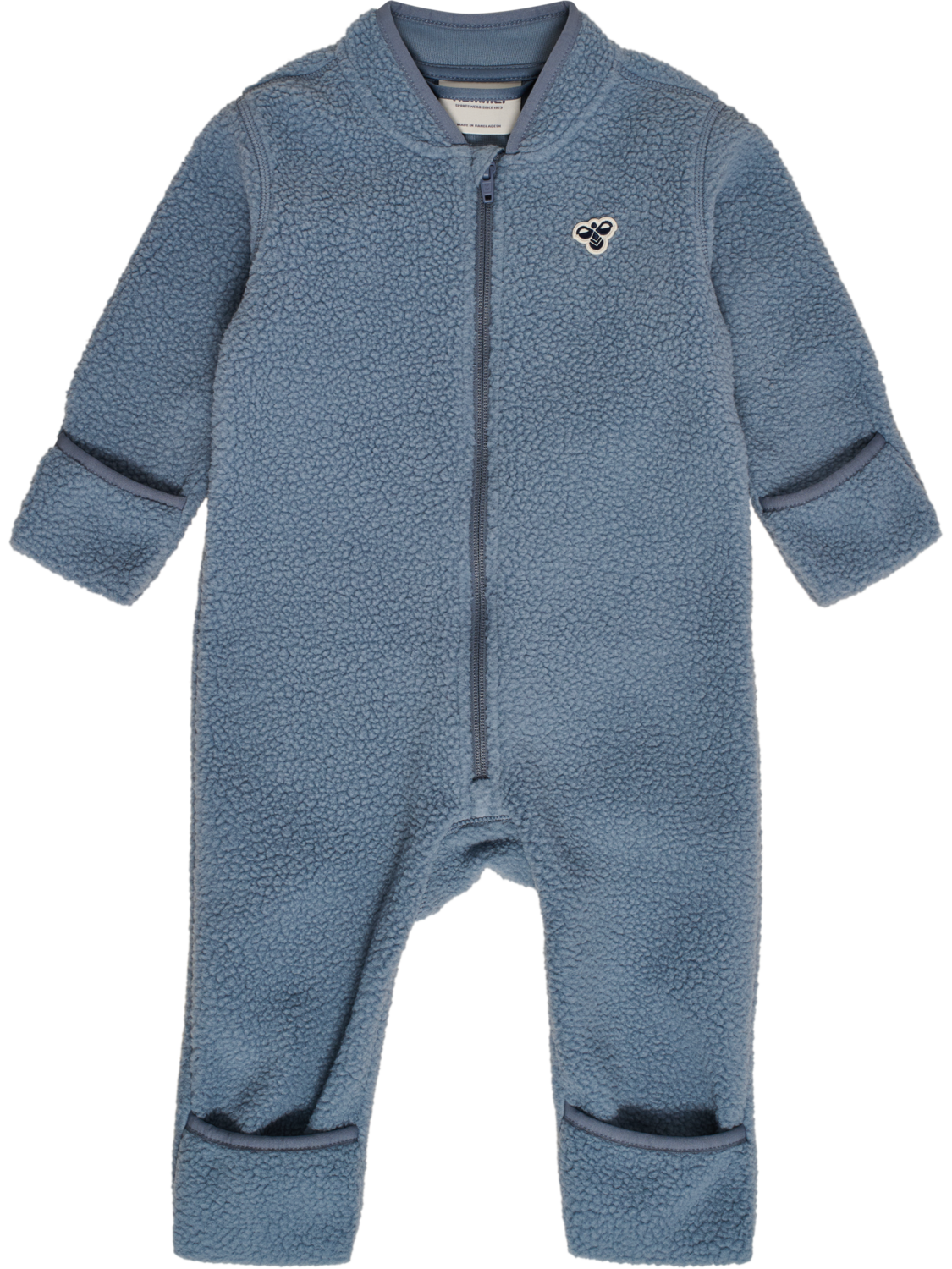 hmlMINI ATLAS FLEECE ZIP SUIT, FLINT STONE, packshot