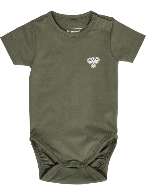 hmlMINI SOLID BODY S/S BEE, DUSTY OLIVE, packshot