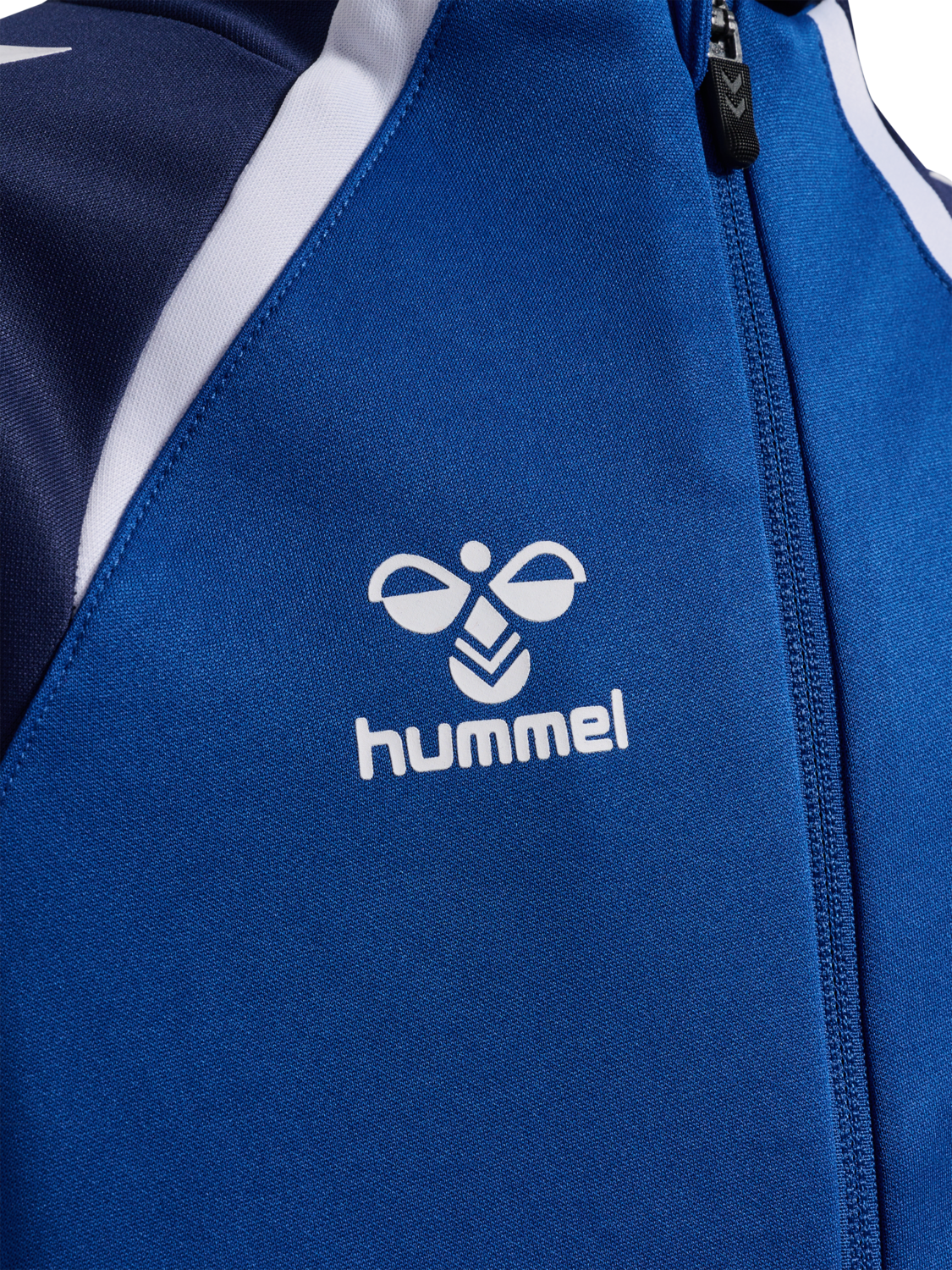 hmlLEAD 2.0 TRACK ZIP JACKET KIDS, TRUE BLUE/MARINE, packshot