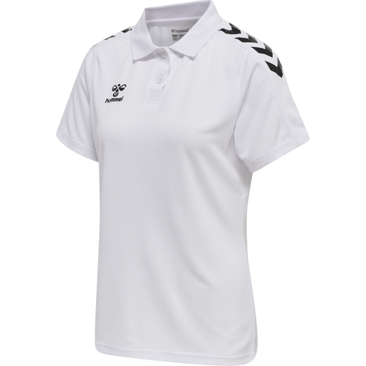 hmlCORE XK FUNCTIONAL POLO WOMAN, WHITE, packshot