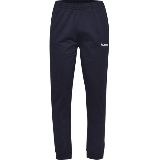 HUMMEL GO COTTON PANT, MARINE, packshot