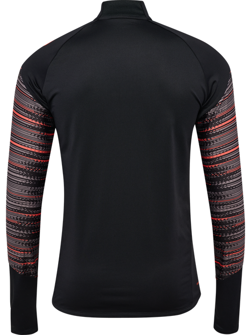 hmlBLAZE PRO TRAINING HALF ZIP, BLACK/ORANGE hmlBLAZE PRO TRAINING HALF ZIP, BLACK/ORANGE, packshot