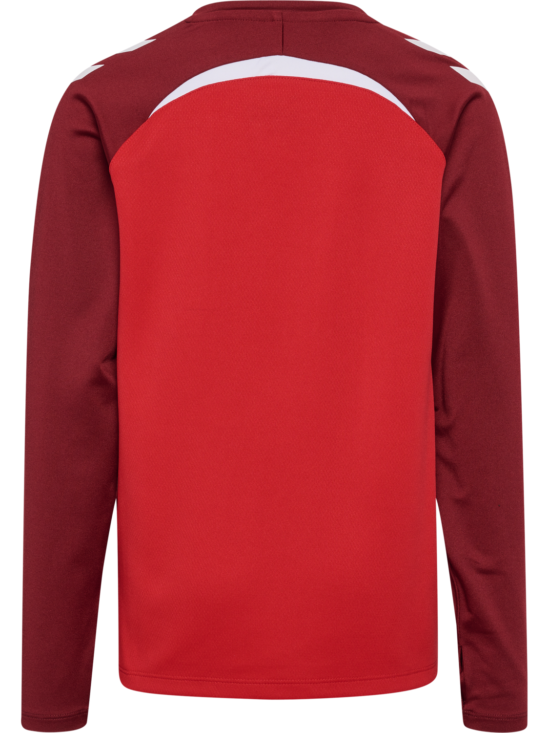 hmlLEAD 2.0 CREW SWEAT KIDS, TRUE RED/MAROON, packshot