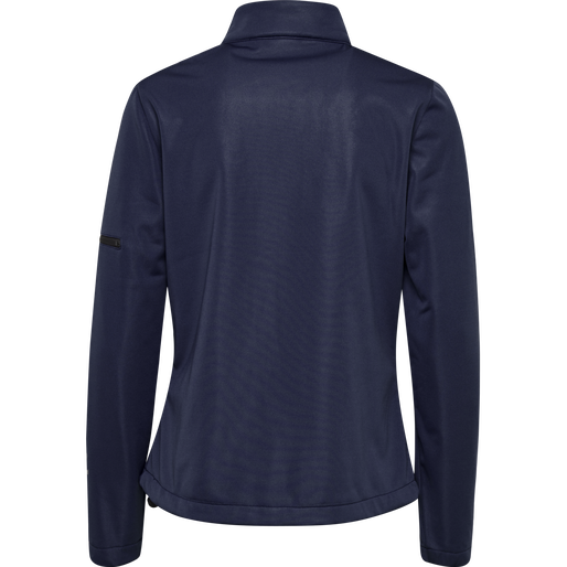 hmlNORTH SOFTSHELL JACKET WOMAN, MARINE, packshot