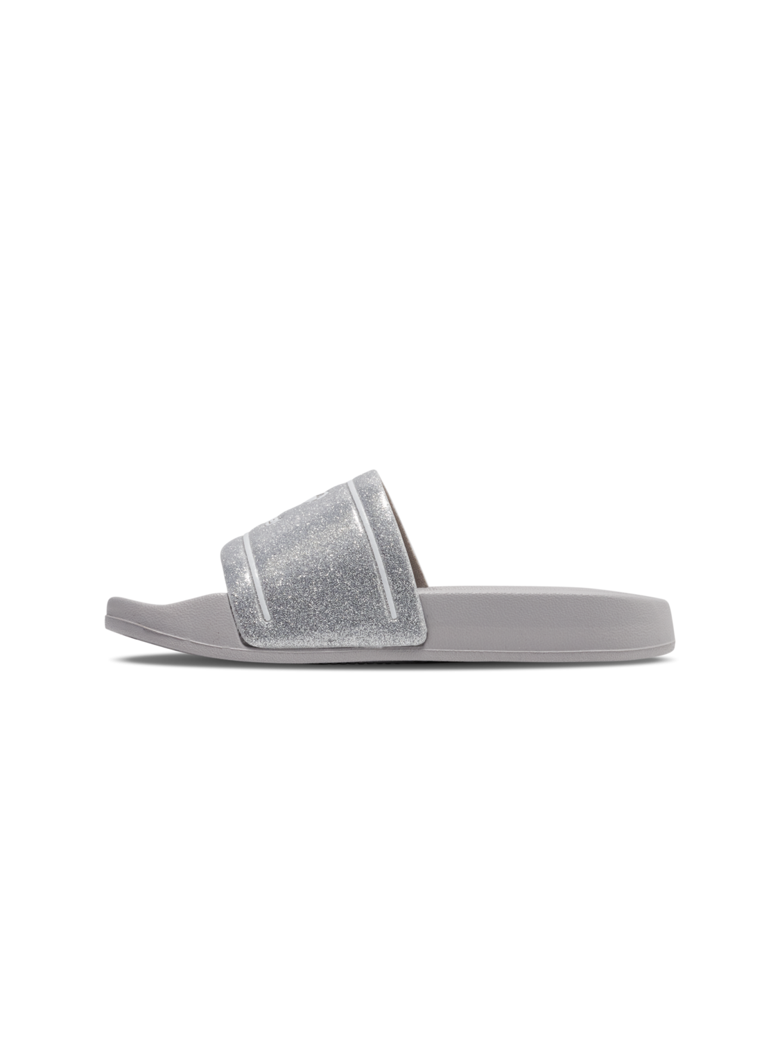 POOL SLIDE GLITTER JR, LUNAR ROCK, packshot