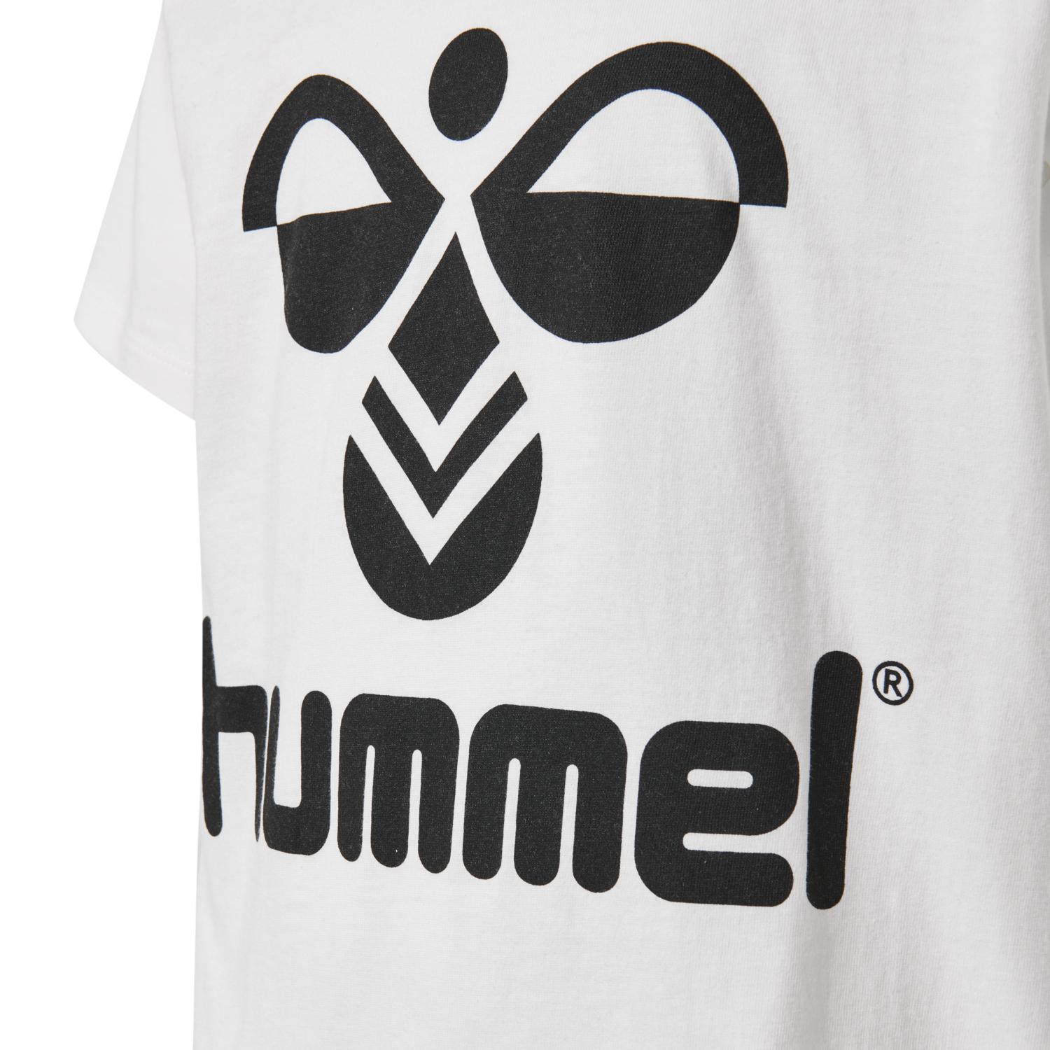 hmlTRES T-SHIRT S/S, MARSHMALLOW, packshot