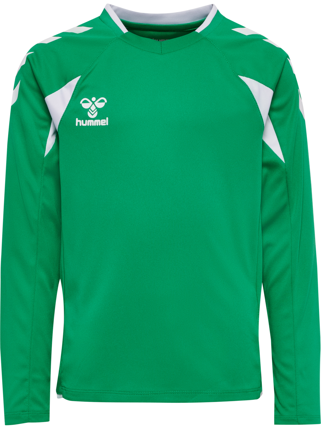 hmlCORE 2.0 JERSEY L/S KIDS, JELLY BEAN/WHITE, packshot