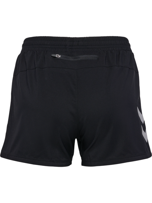hmlRUN SHORTS WOMAN, BLACK hmlRUN SHORTS WOMAN, BLACK, packshot