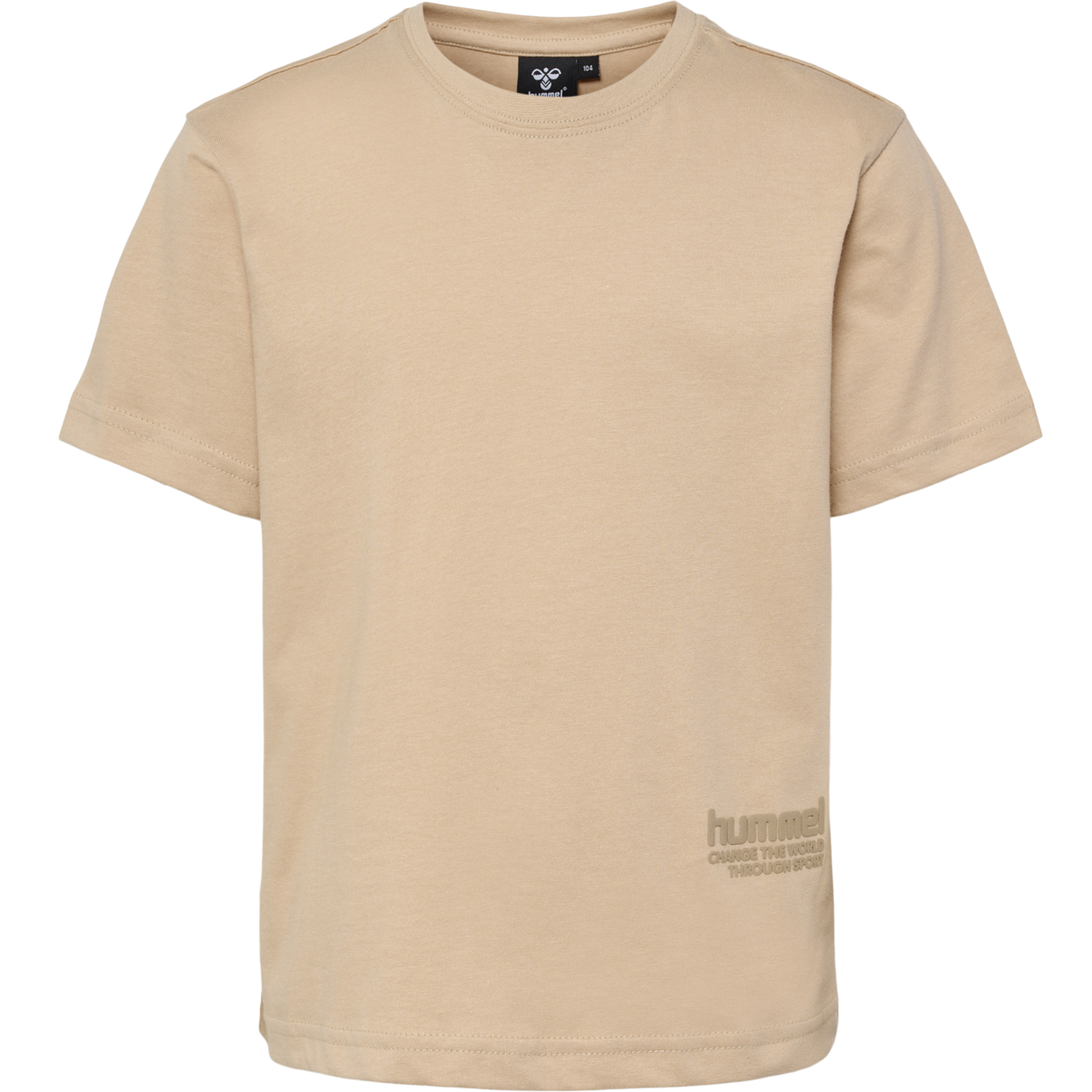 hmlPURE T-SHIRT S/S, IRISH CREAM, packshot