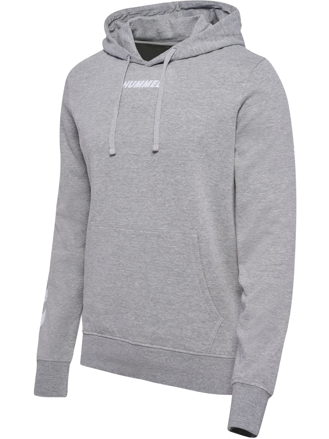 hmlELEMENTAL HOODIE, GREY MELANGE, packshot