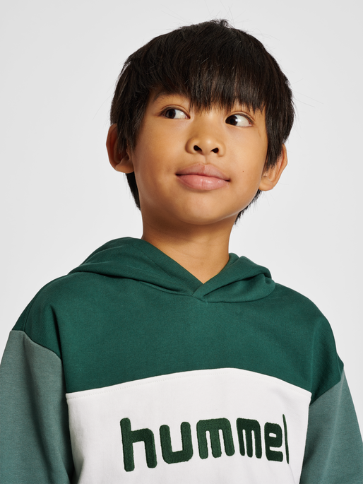 hmlMORTEN HOODIE, PINENEEDLE, model