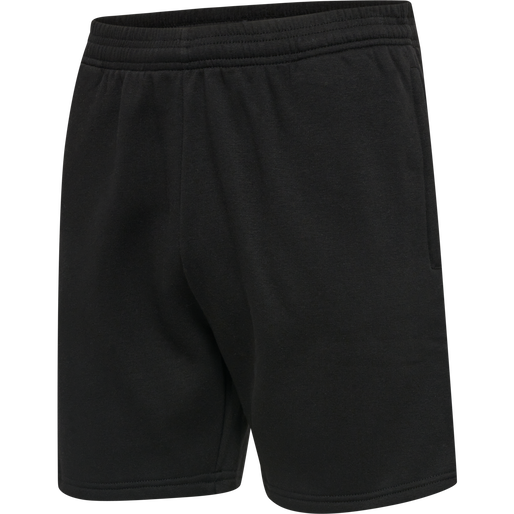 hmlRED BASIC SWEAT SHORTS, BLACK, packshot