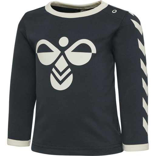 hmlFLIPPER T-SHIRT L/S, BLUE NIGHTS, packshot