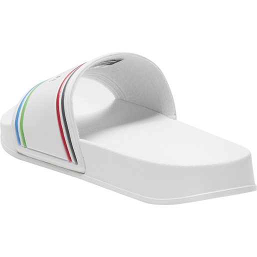 POOL SLIDE RETRO, WHITE/MULTICOLOR, packshot