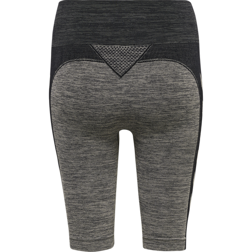 hmlCLEA SEAMLESS CYCLING SHORTS, CHATEAU GRAY/BLACK MELANGE, packshot