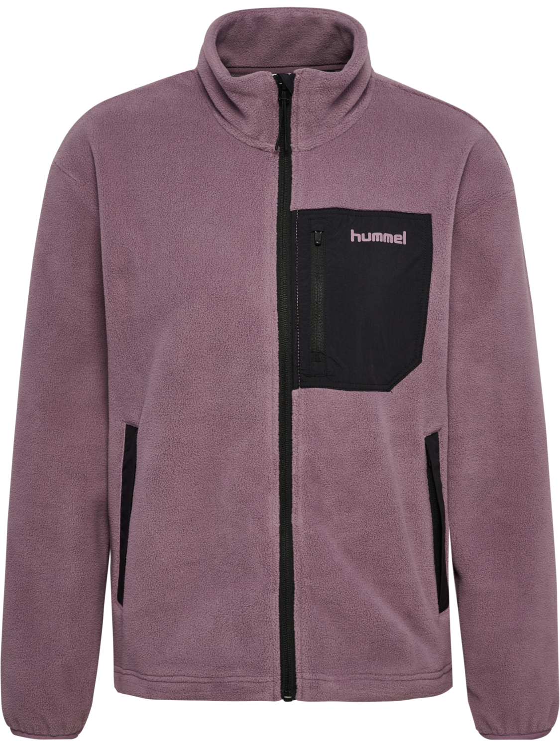 hmlPOLAR FLEECE WOMEN JACKET, BLACK PLUM, packshot