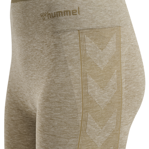 hmlMT UNA SEAMLESS MID WAIST TIGHTS, VETIVER MELANGE hmlMT UNA SEAMLESS MID WAIST TIGHTS, VETIVER MELANGE, packshot