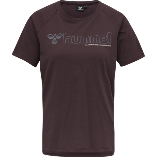 hmlZENIA T-SHIRT S/S, FUDGE, packshot