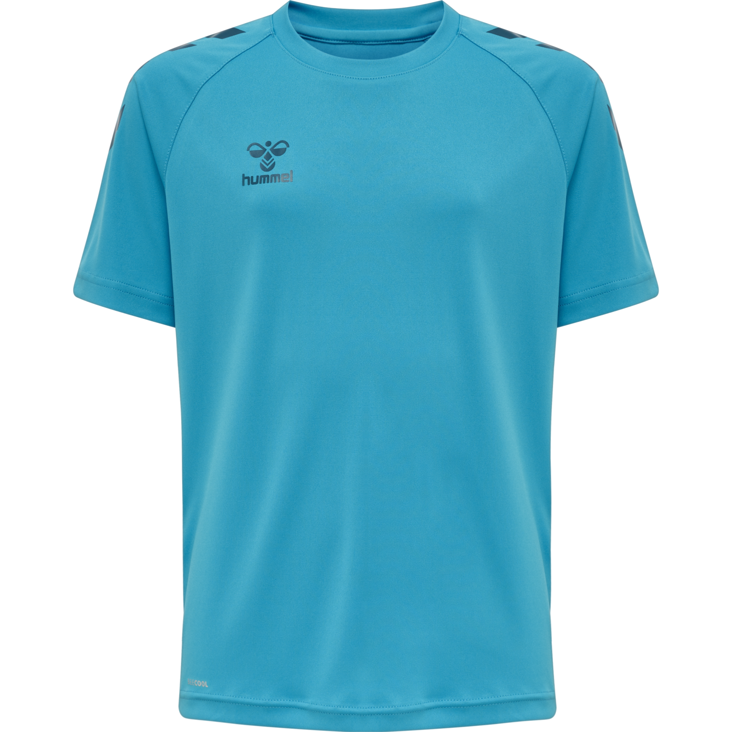 hmlCORE XK CORE POLY TEE S/S KIDS, BLUE DANUBE, packshot