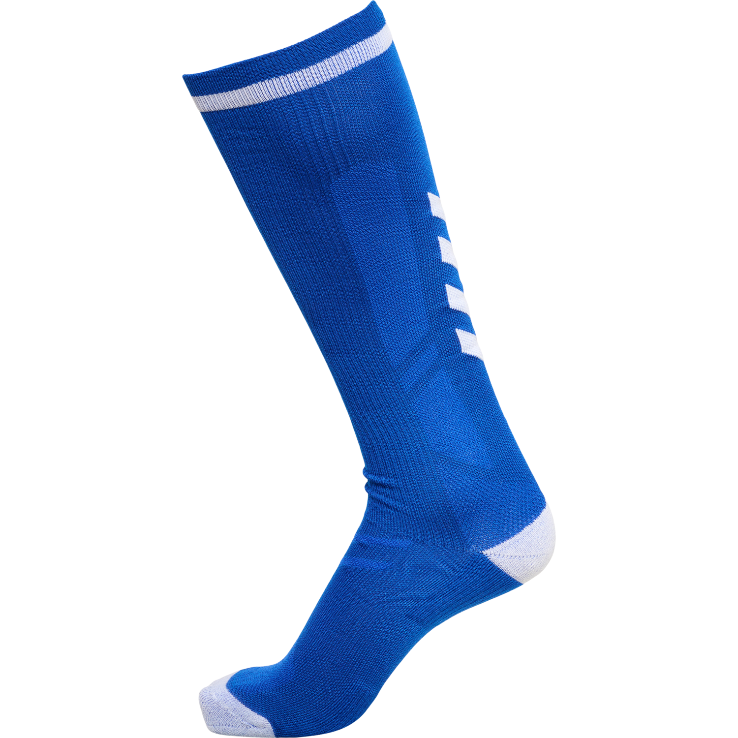 ELITE INDOOR SOCK HIGH, TRUE BLUE/WHITE, packshot