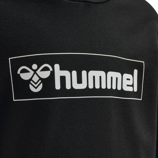 hmlBOX HOODIE, BLACK, packshot