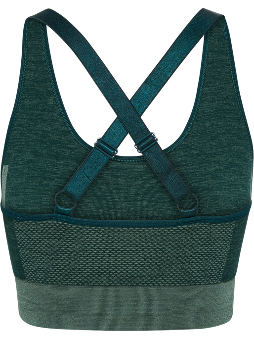 hmlCLEA SEAMLESS  SPORTS TOP, GREEN GABLES/GARDEN TOPIARY ME, packshot