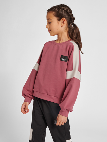 hmlMARLEE SWEATSHIRT, DECO ROSE, model