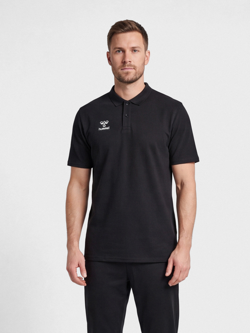 hmlGO 2.0 POLO, BLACK, model
